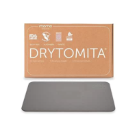 Momo Lifestyle Tapete para Banheiro de Terra Diatomácea Drytomita, Seca Rápido para Saída de Box, Antiderrapante (Cinza Grafite, 60 x 39 cm)