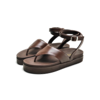 Sandalia Papete Dubuy Feminina Marrom Malu 2046FG