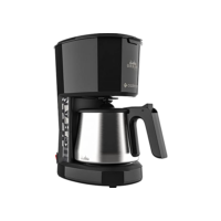 Cafeteira Urban Pop Preto/Inox, 110V, Cadence