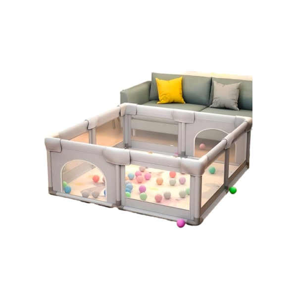 Cercadinho Para Bebês, Playground Infantil, Chiqueirinho. Desmontável, Super Resistente. Com Proteção para seu Bebê (Com Bolsa Para Transporte)