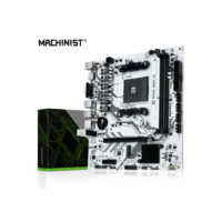 MACHINIST-B450 Placa-mãe, Processador AMD, Dual-Channel, Memória DDR4, Placa-mãe AM4, M.2 NVME, Suporta Ryzen 5500, 5600, 5600, G CPU