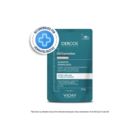 Refil Shampoo Purificante para Cabelos Oleosos Limpeza Profunda sem Ressecar os Fios Fórmula com Ácido Salicílico e Zinco PCA Oil-Correction Vichy Dercos 200g