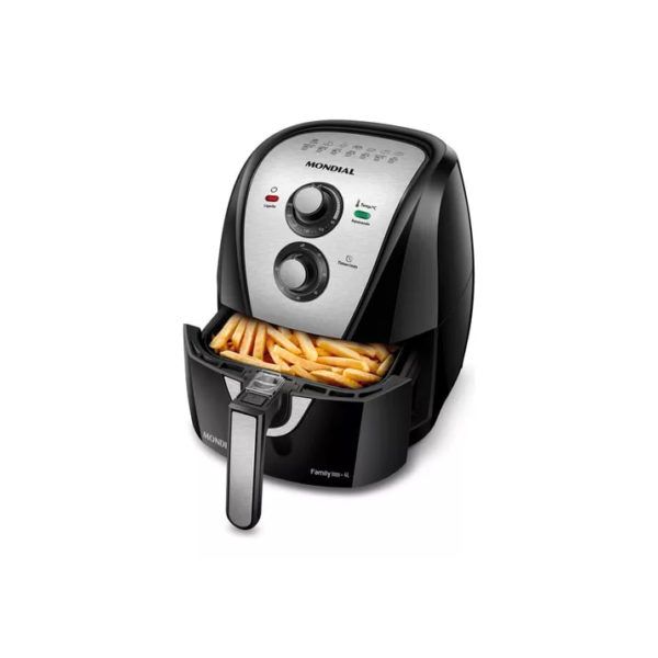 Fritadeira Sem Óleo Air Fryer 4l Afn-40-bi Mondial Preto/inox 1500w