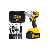 Chave De Impacto Furadeira Parafusadeira A Bateria 21v 4ah Brushless Com Mandril 13mm 1/2 Pol Tb-21ik The Black Tools