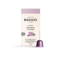 Baggio Café Cápsulas De Café Aroma Amêndoas Torradas Compatível Com Nespresso Contém 10 Cápsulas
