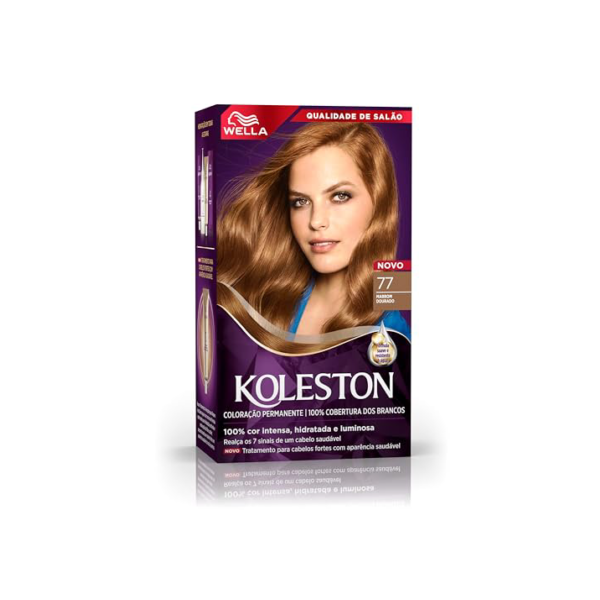 Tintura Koleston 77 Marrom Dourado