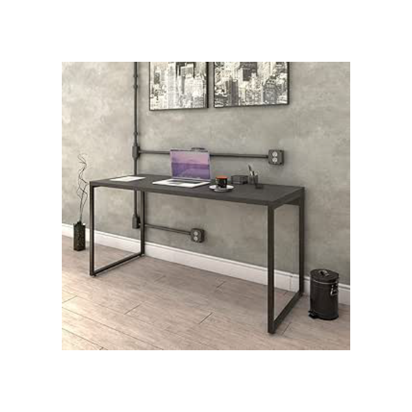 Escrivaninha Trevalla Kuadra Me150-E10 Industrial 150cm Preto Onix