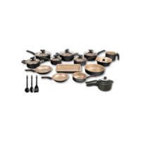 Conjunto Panelas 17 Pc Antiaderente Brinde Panela Pressão