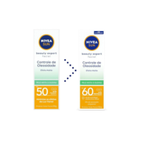 NIVEA SUN Protetor Solar Facial Beauty Expert Controle de Oleosidade FPS 60 50g