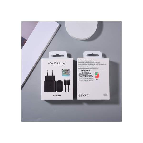 SAMSUNG 45W Carregador Super Rápido para Galaxy S24 S25 Z Flip Fold 6 5 4 S24 S23 S22 Note20 Ultra Plus A55 5A USB C para USB C PD Cabo