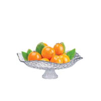 Saladeira em Vidro com Pé Para Saladeira e Fruteira Gourmet - Ruvolo
