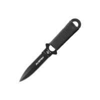 Faca De Mergulho Albatroz Qs-m20a Com Cinto Duplo E Bainha Cor Preto