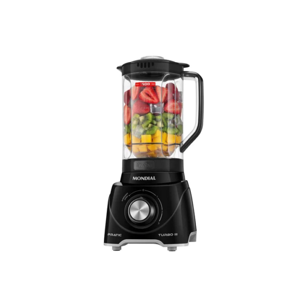 Liquidificador Pratic Turbo III, Mondial, 550W - L-93-BG