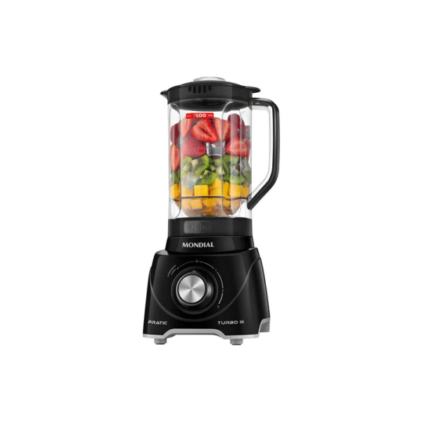 Liquidificador Pratic Turbo III, Mondial, 550W - L-93-BG
