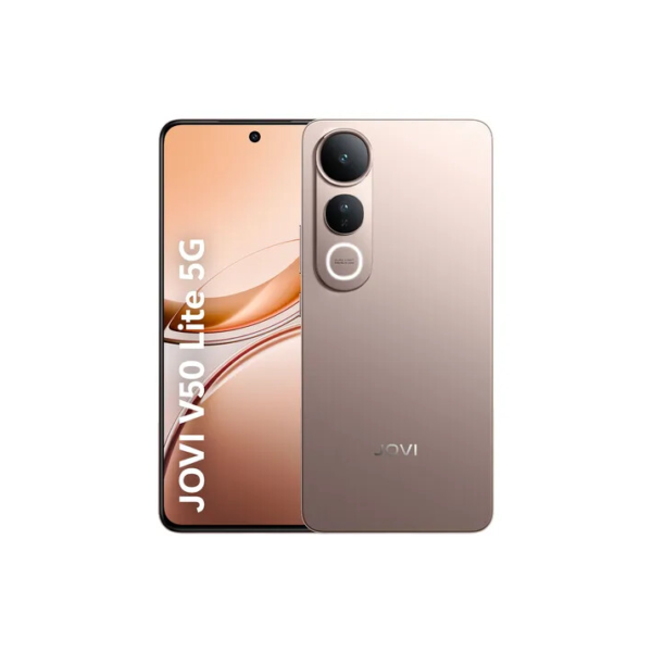 Smartphone JOVI V50 Lite 5G 256GB 8GB RAM Câmera 50MP AMOLED 6.77"' 6500mAh 90W Android 15 - Ouro Titânio