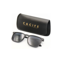 Kit Óculos De Sol Quadrado Premium + Case Estojo Proteção Uv