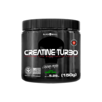 Suplemento em Pó Black Skull 150g Turbo Monohidratada Sabor Limão