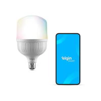 Lâmpada Inteligente Super Potência 30W Elgin Color RGB Wifi Compatível com Alexa e Google Home