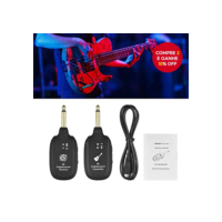 Miwayer A8 Sistema Sem Fio 2.4G para Guitarra - Transmissor e Receptor com Áudio HD em Tempo Real.