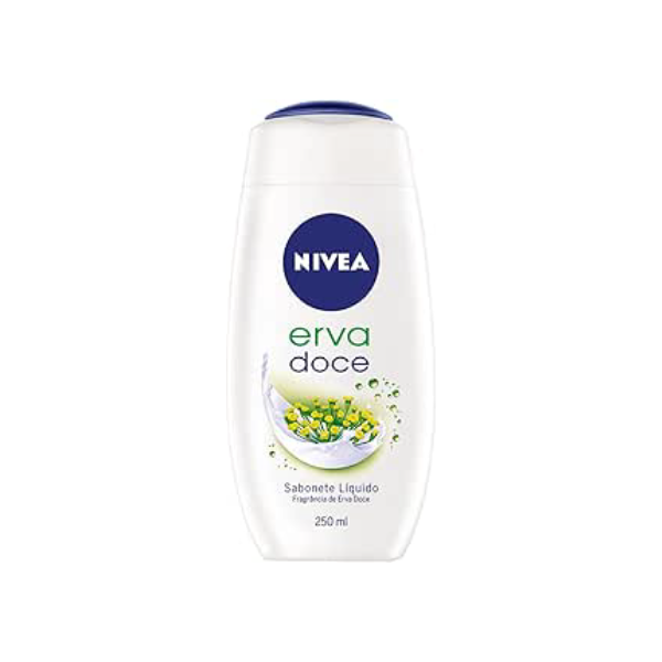 NIVEA Sabonete Líquido Erva Doce 250ml - Fragrância refrescante de erva-doce, sensação de pele macia e hidratada