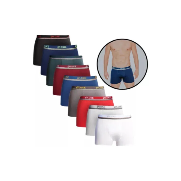 Kit 10 Cuecas Boxer Microfibra Premium Sofisticado Conforto