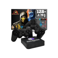 Game Retro Diversos Consoles 2 Controles com Fio Sistema 128GB com Jogos Atualizado Arcadian Box (2 Controles com fio)