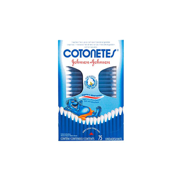 Cotonetes Hastes Flexíveis,75un