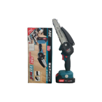Mini Motosserra Eletrica 36v Leve E Portátil 4 C/ 6 Polegada - Preto