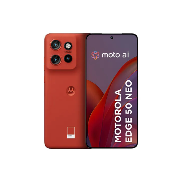Smartphone Motorola Edge 50 Neo 5g 256GB 8GB RAM 8GB RAM Boost 50mp Sony Camera Poinciana Vegan Leather