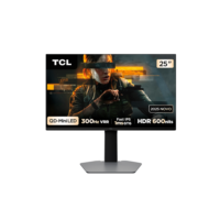 Monitor Gamer TCL 25 Polegadas QLED Mini LED Full HD G64 300Hz 1ms (GtG) Freesync HDR 600 nits 25G64