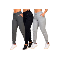Kit 03 Calças Jogger de Moletom Mali Revenda