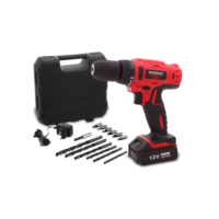Parafusadeira Furadeira 12V 3/8 Litio Bivolt Com Kit Mondial