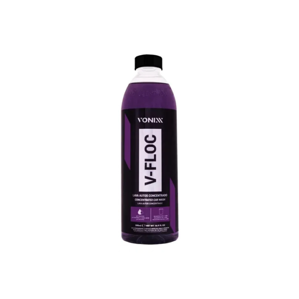 Shampoo Líquido V-floc 500ml - Vonixx Lava Auto