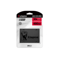 Ssd Sata 3.0 (6gb/s) 480gb Interno Kingston A400 Sa400s37/480g Leitura Até 500mb/s E Gravação Até 450mb/s Cor Preto Preto