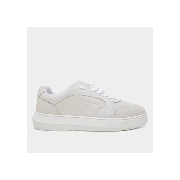 Tênis Couro Calvin Klein Chunky Feminino - Off White