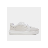 Tênis Couro Calvin Klein Chunky Feminino - Off White