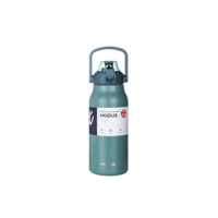 MODUS Garrafa Térmica De Grande Capacidade Em Aço Inoxidável Com Canudo 1700ML (Verde-Azulado)