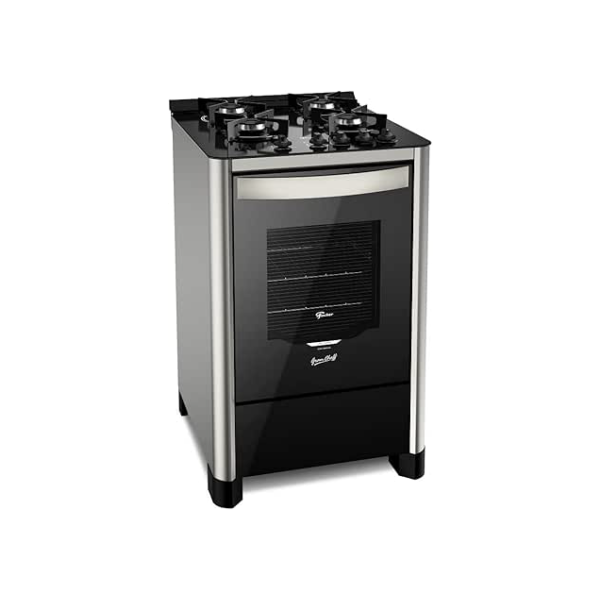 FISCHER FOGÃO DE PISO À GÁS 4 BOCAS GRAND CHEFF SILVER BIVOLT - 26987-59775