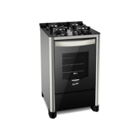 FISCHER FOGÃO DE PISO À GÁS 4 BOCAS GRAND CHEFF SILVER BIVOLT - 26987-59775