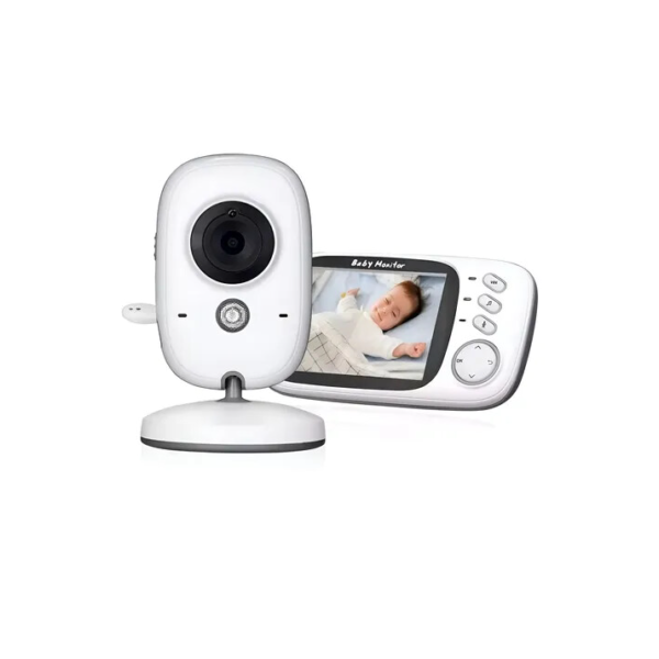 Baba Eletrônica Baby Monitor Vb603 Visão Noturna Dual Audio Cor Branco Estary Shop