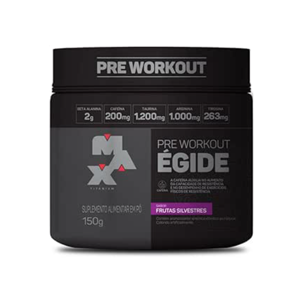 Egide Pre-Workout 150G Max Titanium (Frutas Silvestres)