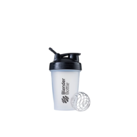 BlenderBottle Classic Loop Top Shaker Bottle, 590 ml, transparente/preto/preto