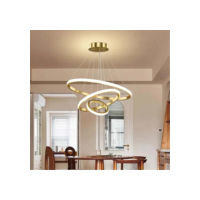 Luminaria De Teto Led, 3 Cores Lustres Pendente Moderna