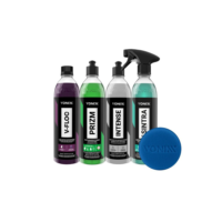 Kit V-floc Shampoo Prizm Limpador De Vidros Intense Renova Plasticos Sintra Fast Vonixx