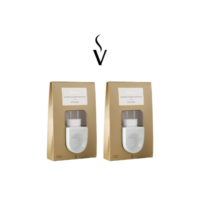 Kit 2 Aromatizadores Difusores Elétricos Porcelana Original Via Aroma - Óleos essencias e essências para ambientes