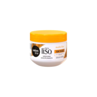 Salon Line, Máscara Capilar Hidratante, Meu Liso, Muito + Liso, Vegano - Para Cabelos Lisos Naturais, Alisados ou Relaxados, 300 g