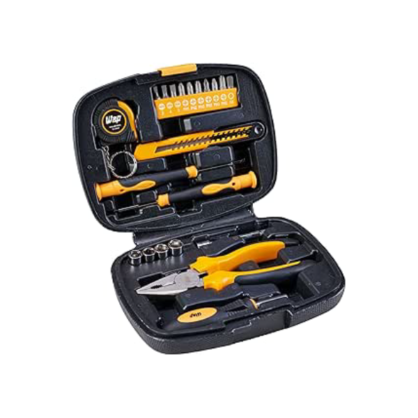 WAP Kit de Ferramentas Manuais MKF21 com 21 Peças e Maleta Organizadora