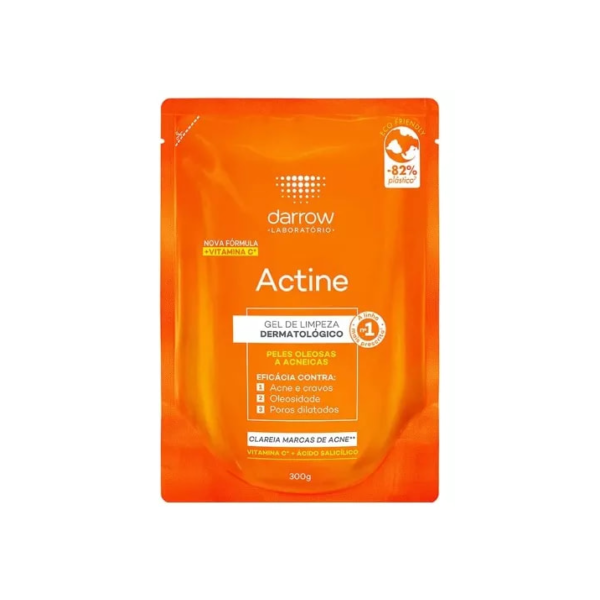 Gel De Limpeza Facial Actine Em Refil Com Vitamina C 300g Darrow