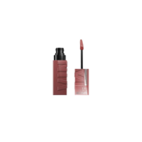 Maybelline NY Batom Líquido Longa Duração, Acabamento Espelhado e Brilho Instantâneo Super Stay Vinyl Ink Peppy, 4.2ml
