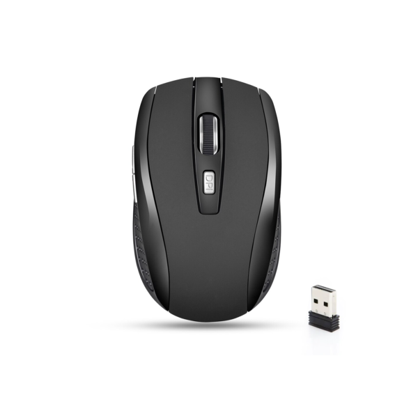 Mouse sem fio Mouse silencioso 2.4G portátil móvel Optical Office Mouse DPI níveis ajustáveis para Notebook PC Laptop MacBook